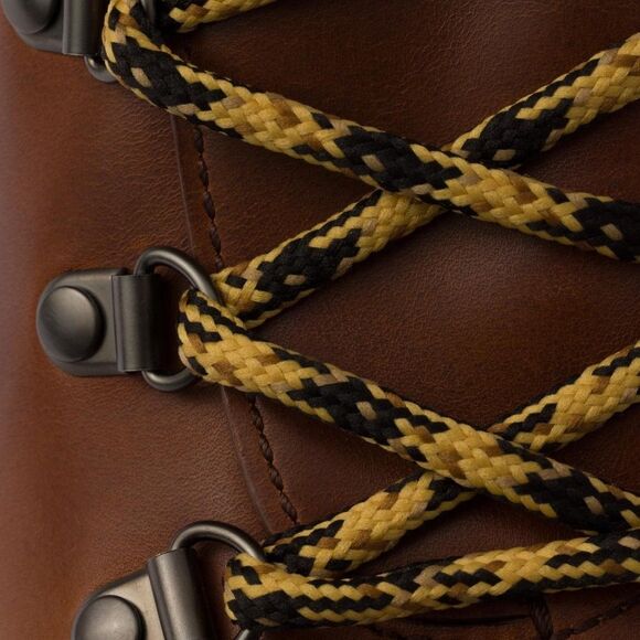 NWOT PRADA Leather Laced Booties Brown Women’s Size 36.5 - Picture 5 of 15